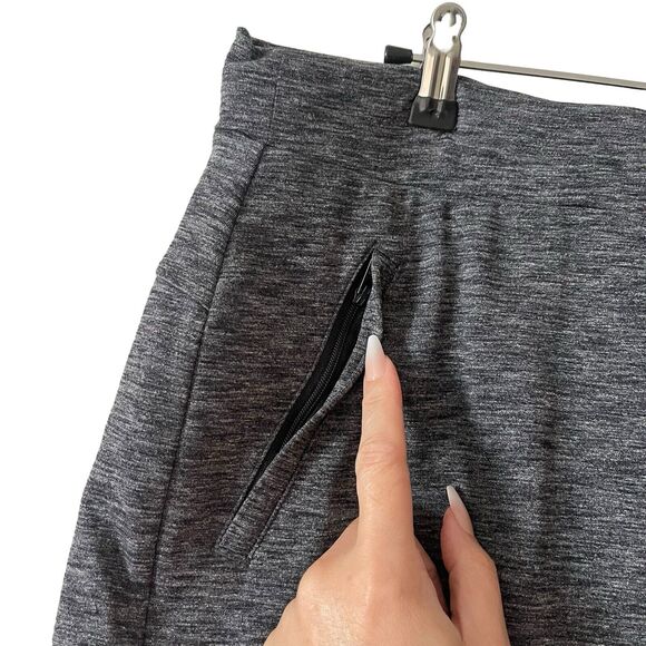 Athleta Large Modern Metro Skort Gray Pockets Casual Activewear Stretch - Picture 5 of 9